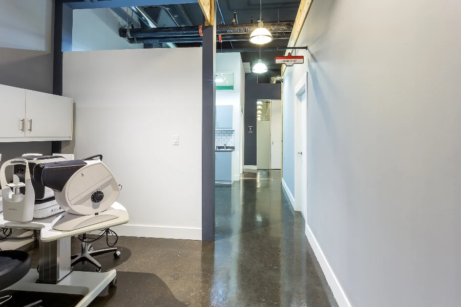 The clinical passage and diagnostic area at See & Be Seen — Liberty Village