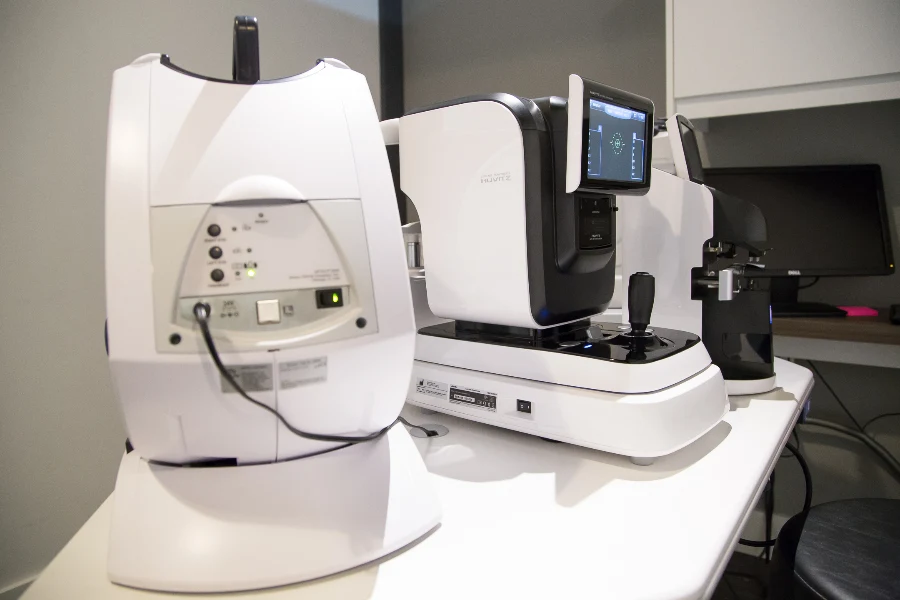 Diagnostic equipment in the clinic at See & Be Seen — Liberty Village